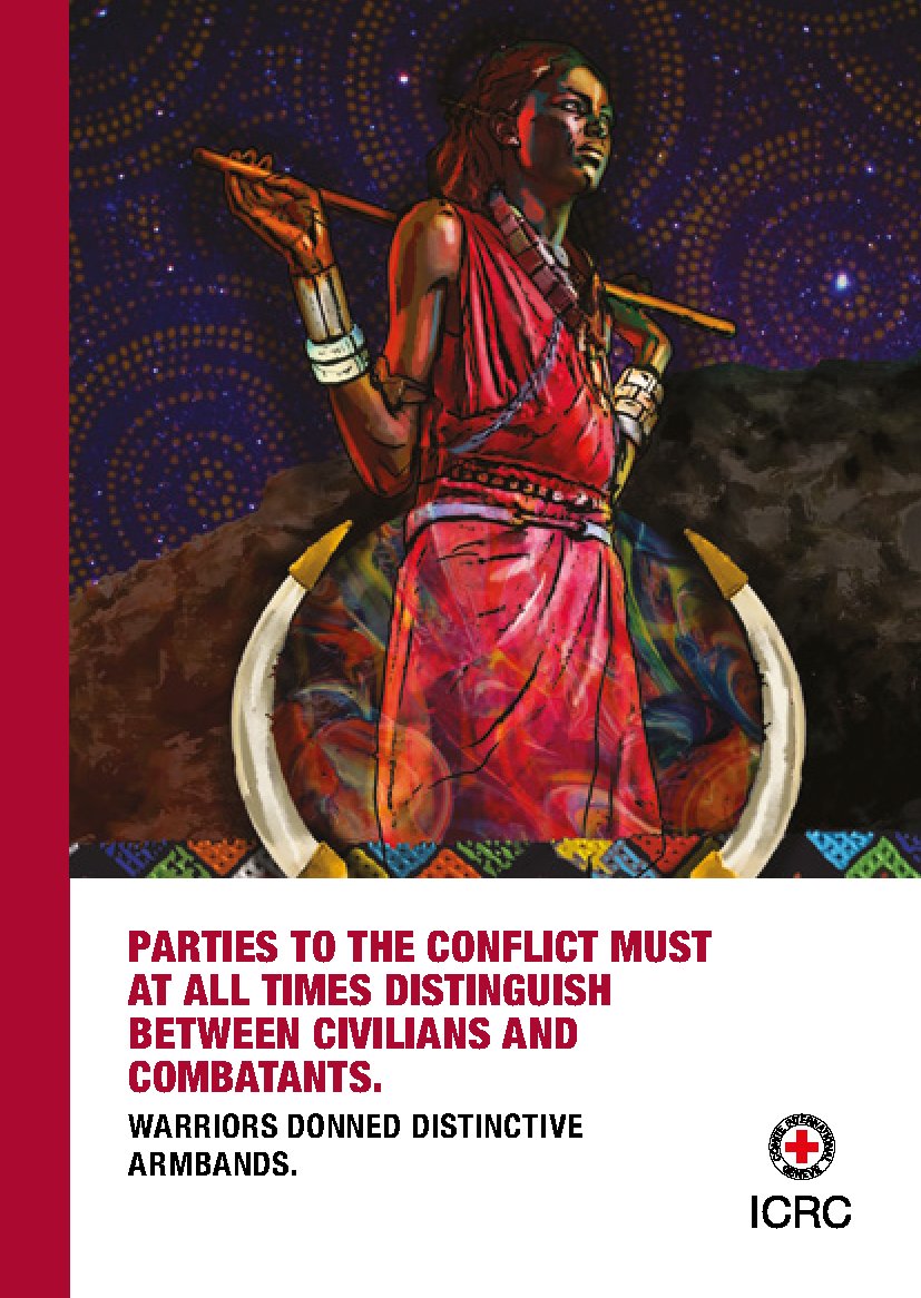 karim254's tweet photo. Fascinating seeing the rules of war rooted in our African customs. Take for instance the Maasai warriors using arm bands to distinguish them or my Somali people who disapproved destroying grazing land. Cool art @ICRC_SAfrica #IHL #nocrop #AfricaDay #AfricanCustoms https://t.co/De8j6pN5Cj