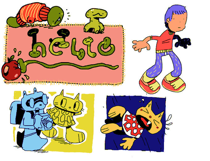 some of my drawpile results! (with the colin and shea drawpile dream team) 