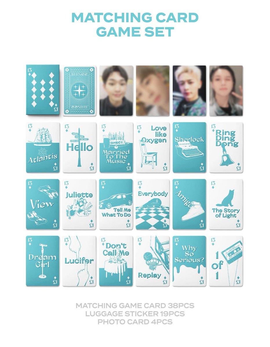shineshinee0525's tweet photo. 매칭카드게임SET SHINee 13th Anniversary Special MD

*예판 기간 : 05/26(수) 15:00 ~ 06/02(수) 23:59
*예약 판매 기간 동안만 주문 취소가 가능
*7/16(금) 이후 순차 배송 예정 상품

https://t.co/KlCNIai4aZ

https://t.co/z4AZxaBZJj

ㄹㅇ 매칭 카드 게임하는 굿즈 https://t.co/OPbw5WJA1j