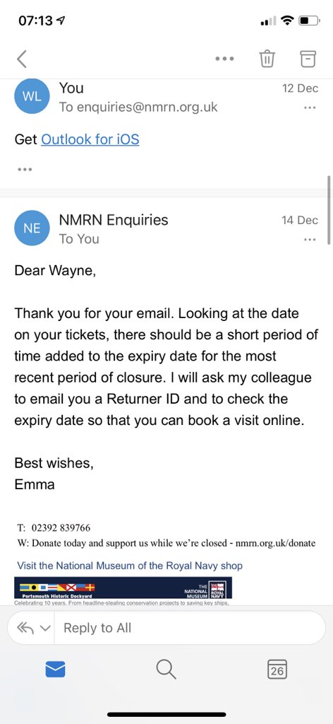 heidi_lyons1989's tweet photo. @PHDockyard I have emailed that mail box, it’s been over 7 working days.
We have no returner ID on the email when purchasing the tickets! 
Emma never got back to us ! https://t.co/86XXapYlGb