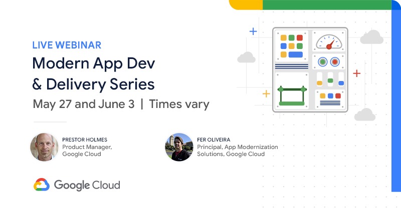 feolivei's tweet photo. Serverless Series on May 27 and June 3 you'll learn more about our solutions and find out how to build &amp; scale applications effectively through live demos! RSVP ⤵️
#serverless #cloudrun #googlecloud #googlecloudpartners #aws #azurecloud #devops #SRE 
https://t.co/pKD6FwZPpk https://t.co/vSJDZ9gBrq
