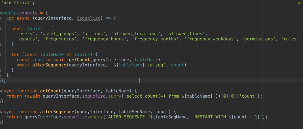 airon_tark's tweet photo. Can't add model instances after a Sequelize seed? Alter ids sequence, bro #backend #sequelize #posgres #azuredevops #tark https://t.co/J7Khyo0Gtz