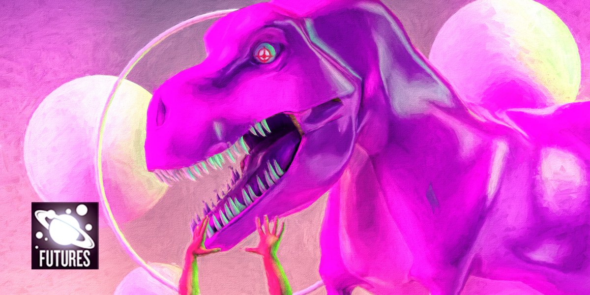 Now is the time to be afraid. For I am your nemesis. I am the assassin. See my teeth and hear my roar, because I have come for you. And I will not fail.

#scifi by <a href="/bonbalder/">bo balder</a> nature.com/articles/d4158… #TRex #dinosaur