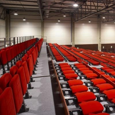 MasterTribune's tweet photo. Telescopic double-row bleachers are used mainly in halls with low ceilings. Each platform has two rows of rear-mounted seats which tip forwards, maximising capacity in your venue.
https://t.co/4795FxFP31 #seatingsystems #venueseating https://t.co/lM543ExBRG