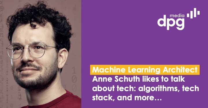 DPGMediaIT's tweet image. If it touches upon machine learning, it’s part of Anne Schuth’s job. In only a few years, Anne has built an impressive machine learning empire within DPG Media. Here, you catch his personalized story: buff.ly/2StVwXa

#machinelearning #tech #newspersonalization