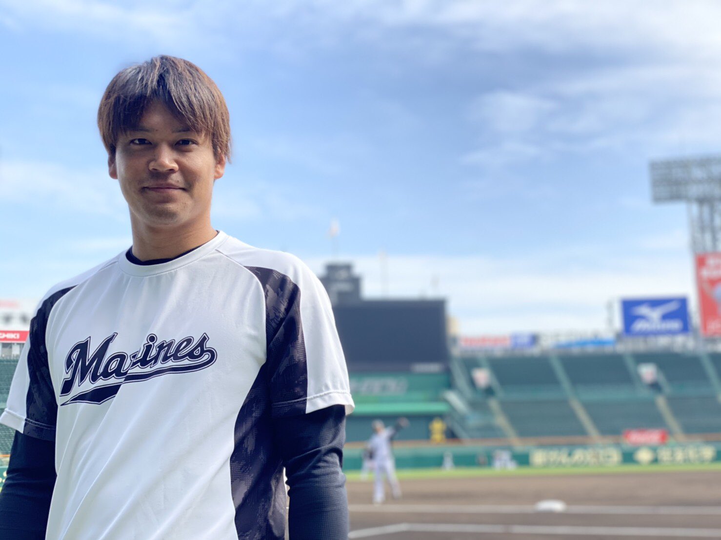 佐々木千隼選手 結か 缶バッチ 千葉ロッテマリーンズ