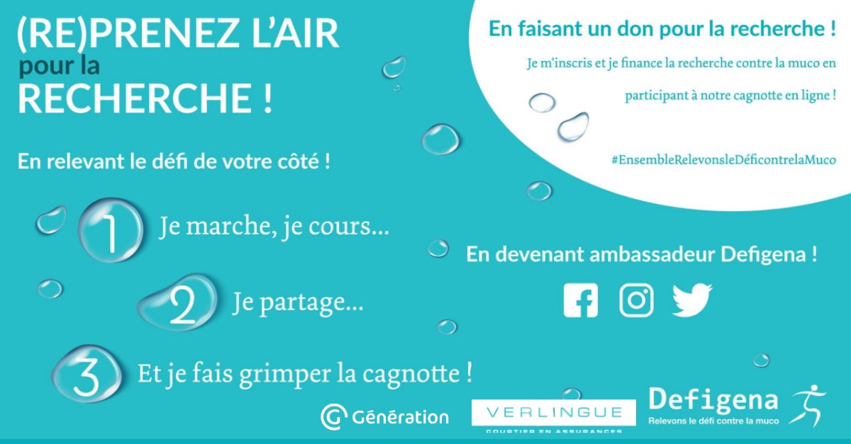 Merci <a href="/LeTelegramme/">Le Télégramme</a> pour votre article qui met à l'honneur le challenge virtuel Defigena, organisé par @GENERATION et <a href="/verlingue/">maru283792927899i6</a> au profit de la recherche sur la mucoviscidose.

Retrouvez l'article ci-dessous !

letelegramme.fr/finistere/pont…