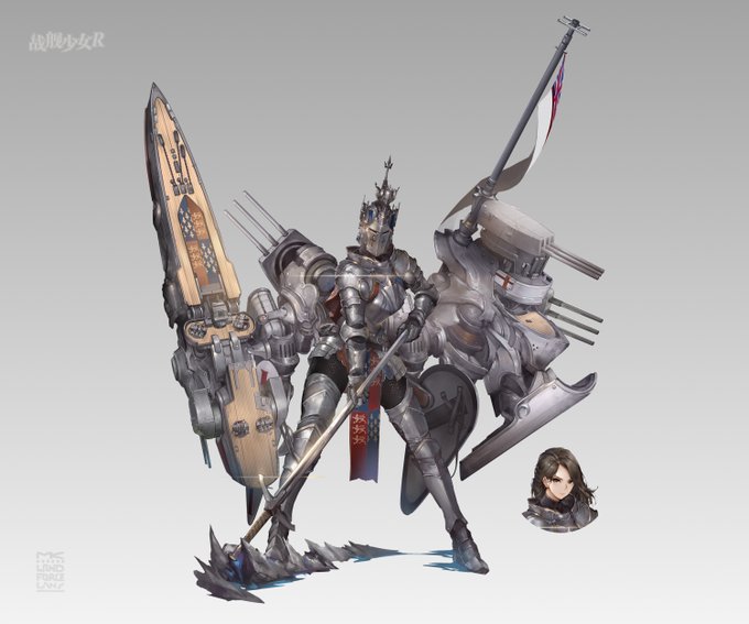 #戦艦少女R
G3(初始/大破)
征服者(初始/大破) 