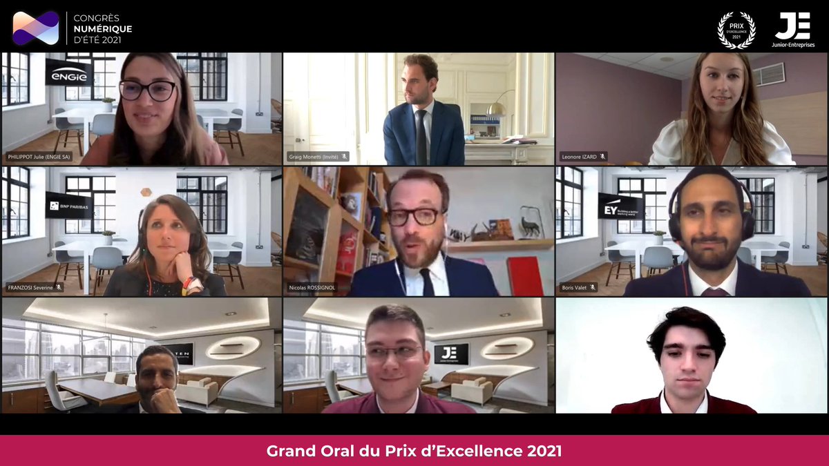 Adrien Lebret (@_adrienlebret) on Twitter photo C'est parti pour le Grand Oral du Prix d'Excellence 2021 des #JuniorEntreprises 🏆
Bon courage aux finalistes ! Une belle après-midi en perspective !
Pour le direct, un seul lien 👉youtube.com/watch?v=rpnCNP…
#ActWithENGIE #WeAreJE C'est parti pour le Grand Oral du Prix d'Excellence 2021 des #JuniorEntreprises 🏆
Bon courage aux finalistes ! Une belle après-midi en perspective !
Pour le direct, un seul lien 👉youtube.com/watch?v=rpnCNP…
#ActWithENGIE #WeAreJE