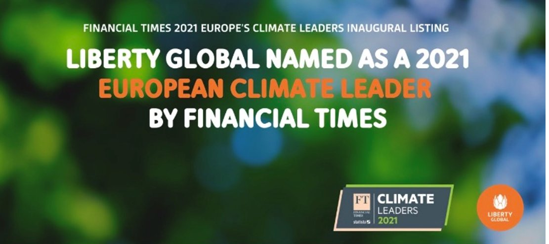 TEAM GREEN: Virgin Media Ireland, as part of the @libertyglobal family, is delighted to be one of The Financial Times #ClimateLeaders for 2021. We’re committed to fighting #ClimateChange and are a founding member of the European Green Digital Coalition. liberty.gl/2QCidrJ