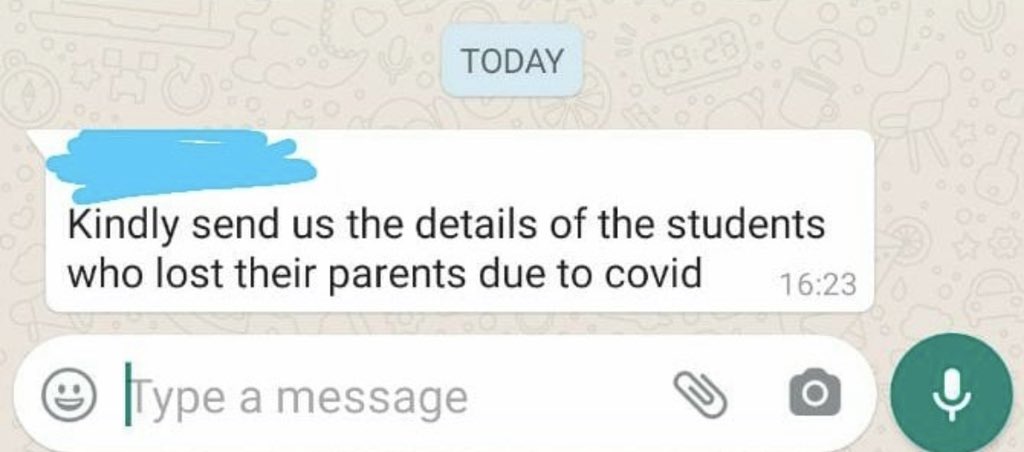 reshma_0705's tweet photo. This is not coming out of concern. This is a new low even for Symbiosis! Where was this message when students were sending mails to shown some consideration during deadlines. Drop the act Symbiosis! Not gonna work anymore! 
#CancelExamsSymbiosis #CancelExamsInPandemic https://t.co/JdW9FgQKS9