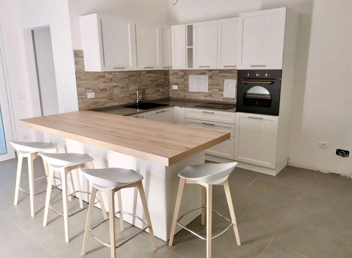 RaggiArreda's tweet photo. Una nuova #cucina ditta Home, con piano in HPL e penisola contenitiva. Un angolo cottura accogliente, con colori chiari e dotata di ampio piano di lavoro per preparare i vostri pasti in comodità. 🍽☺️#arredamenti #Raggiarreda #Bologna https://t.co/fbgKsuGM3K