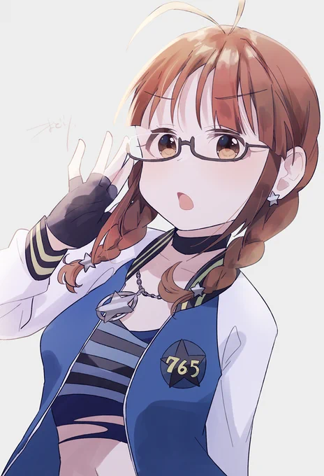 りっちゃんお誕生日おめでとう👓 #秋月律子誕生祭2021 