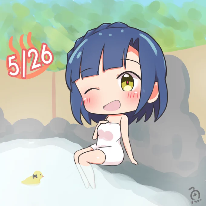 5/26は源泉かけ流し温泉の日
#ミリシタ #七尾百合子 