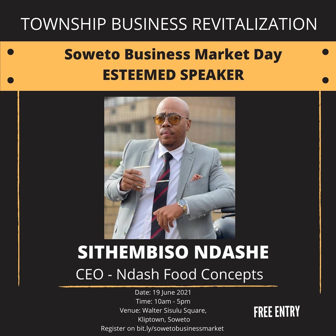smallbizrunway's tweet image. The Gentleman that will be bringing fire to the Soweto Business Market Day stage on the 19th of June.

@DrLifesgud @Mr_Ndash @selfstyledking 

Get your free tickets here 👇
bit.ly/sowetobusiness…