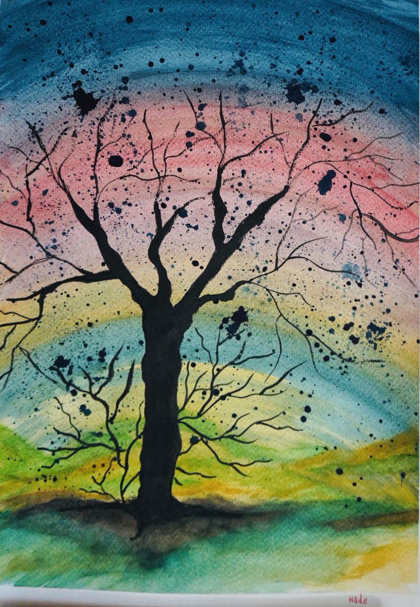 kruewade's tweet photo. Colorful space.
#watercolour #paintingoftheday #ArtistOnTwitter #art #artwork https://t.co/EsypDtM9fc