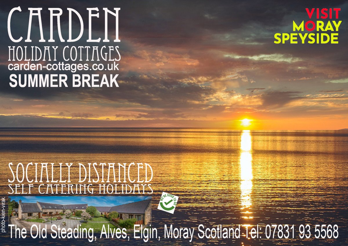 cardencottages's tweet photo. . . . and now, breathe out again. 

When did you last take time to watch a sunset?

Book now. https://t.co/mKKq0V16UE

#relax @VisitScotland &amp; @MoraySpeyside for great #selfcatering #familyholidays in  #Scotland https://t.co/FWNKCAuRzC