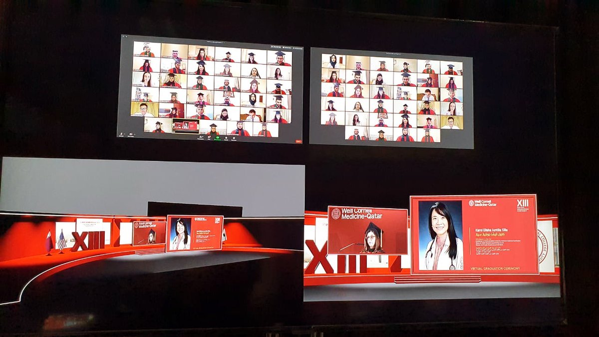 CreativeTechnol's tweet image. A year ago CTME delivered the regions first-ever live #VirtualGraduation &amp;amp; last week we were honoured to yet again deliver another virtual graduation for the same Qatar based University. Supplying a full #VirtualSolution #ContentCreation &amp;amp; #CommsSystem. #CTGroupEvents