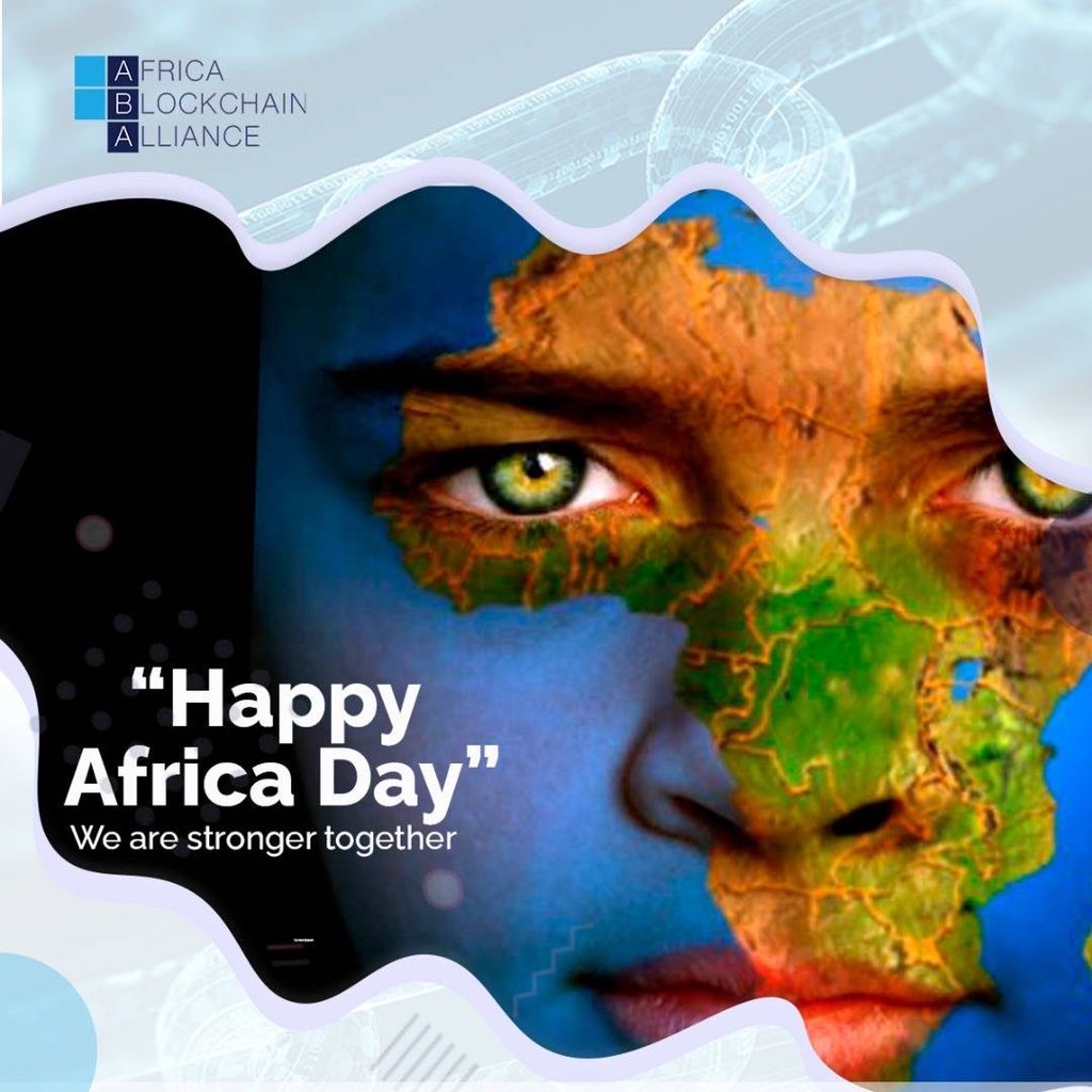 Happy #AfricaDay . 

Alone, we can do so little. Together we can do so much. Let us unite for the greater good of the continent 

#Africaday2021 #AfricaDay2021 #Afriblockchain