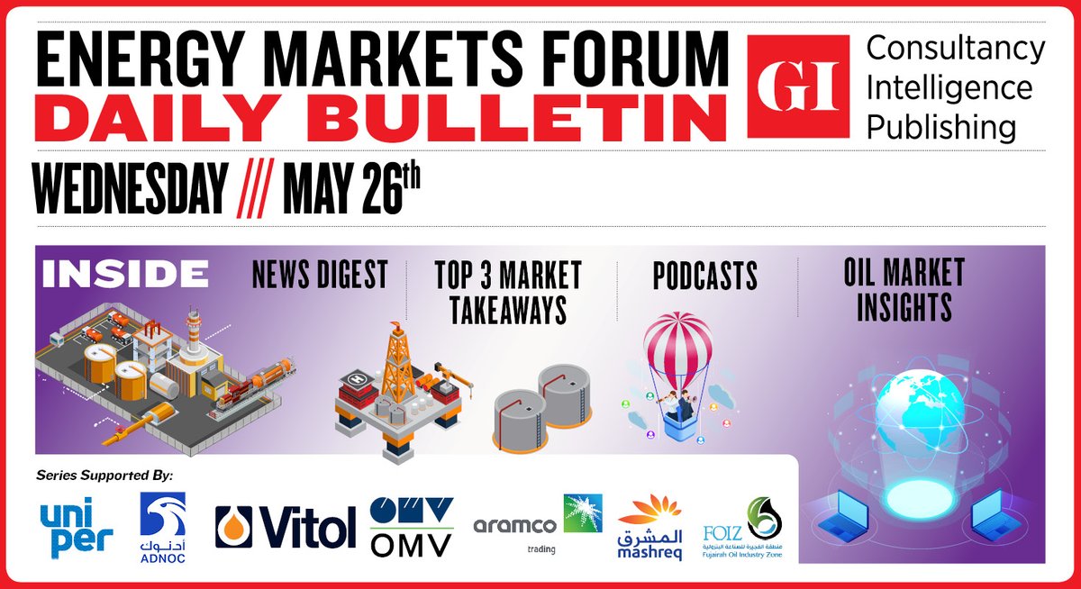 gulf_intel's tweet photo. ๐๐๐๐๐ฌ ๐๐จ๐๐๐๐ง๐๐ก: Daily Energy Markets Forum - May 26
๐๐๐๐๐ ๐๐๐ฅ๐ โถ https://t.co/9CtLhp4XzQ
#OOTT #COVID19 #OEPC #oilprice #oilmarket @VandanaHari_SG @CharlesEllinas @bbariman https://t.co/cDgFsptlOF