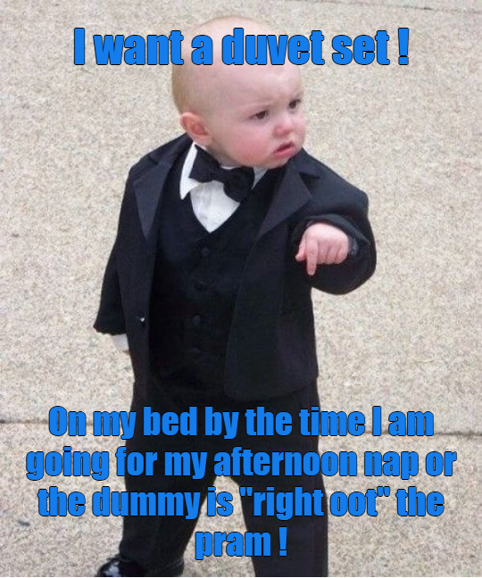 ClydeLinens's tweet photo. The "Wee man" knows his bed linen.
Click on https://t.co/einv6emlxy or sleep with the fishes https://t.co/khsnc6cJUi
