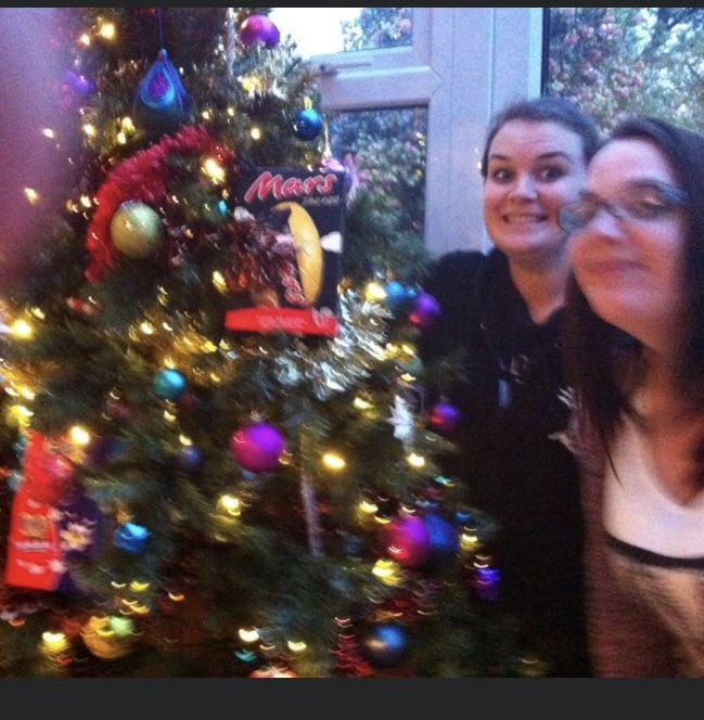 LauraIsNora's tweet photo. @QualityStreetUK @AldiUK My family once had Christmas in April....spot the Easter eggs in the tree 😂 #Chreaster https://t.co/2uLktcn7vZ
