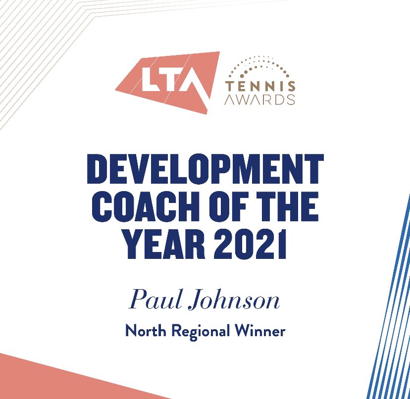 So grateful to receive this award yesterday! Not least because I get to do what I love everyday, and work with great people at <a href="/BeckettTennis/">Leeds Beckett Tennis</a> and <a href="/Roundhaytennis/">Roundhay Tennis Club</a>. Everyday is a challenge as everything can always be improved &amp; developed, can’t wait to continue the journey 🎾 💪