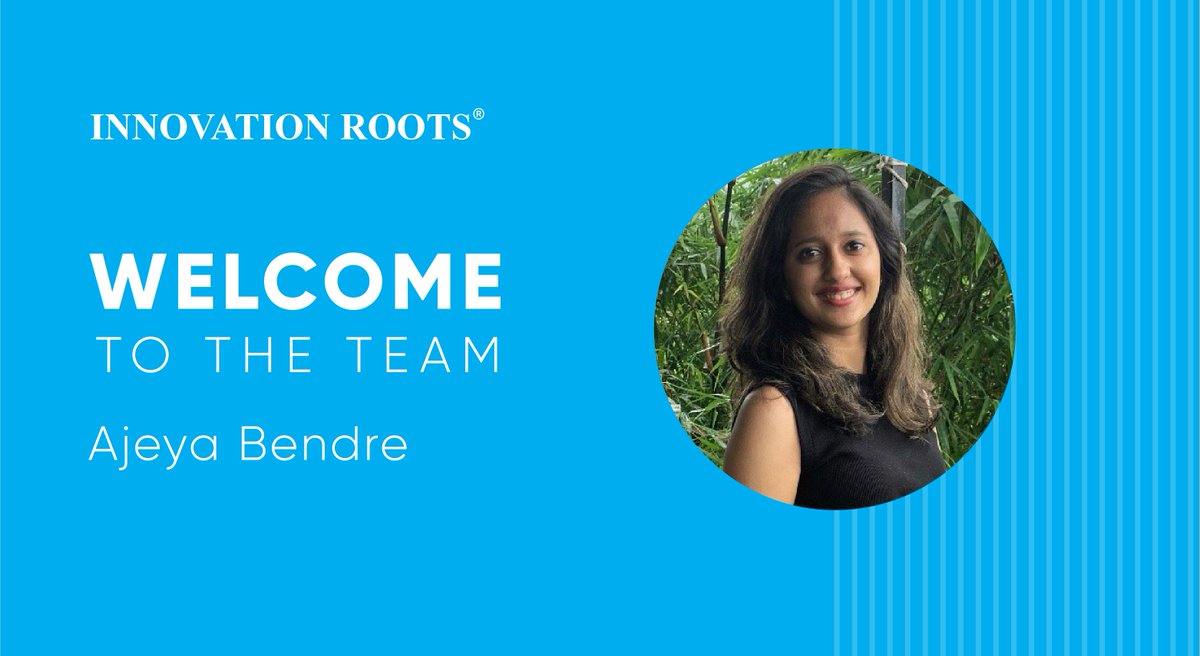 We welcome <a href="/ajeya02/">Ajeya</a>  to our team.Ajeya is based at Pune, India and would be working in Business Development operations of our company.

She is MBA from IMS UNISON UNIVERSITY and her superpower is: Adaptability

Great to have you join our team Ajeya!

innovationroots.com