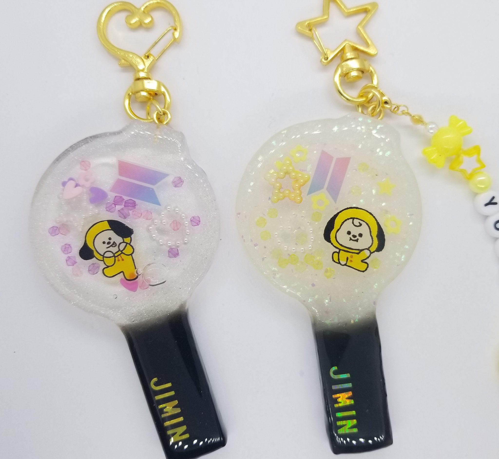 BTS JIN シャカシャカキーホルダー　チャムチ BTS JIN SUPERTUNA チャムチミニLPキーリング(NFC機能入り) - メルカリ