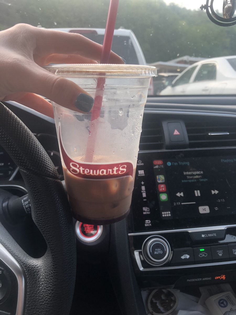 SleeplessTeach's tweet photo. I guess I should have gotten a large. I just pulled into the parking lot. #TeachingInMay https://t.co/aXszt9tIDA