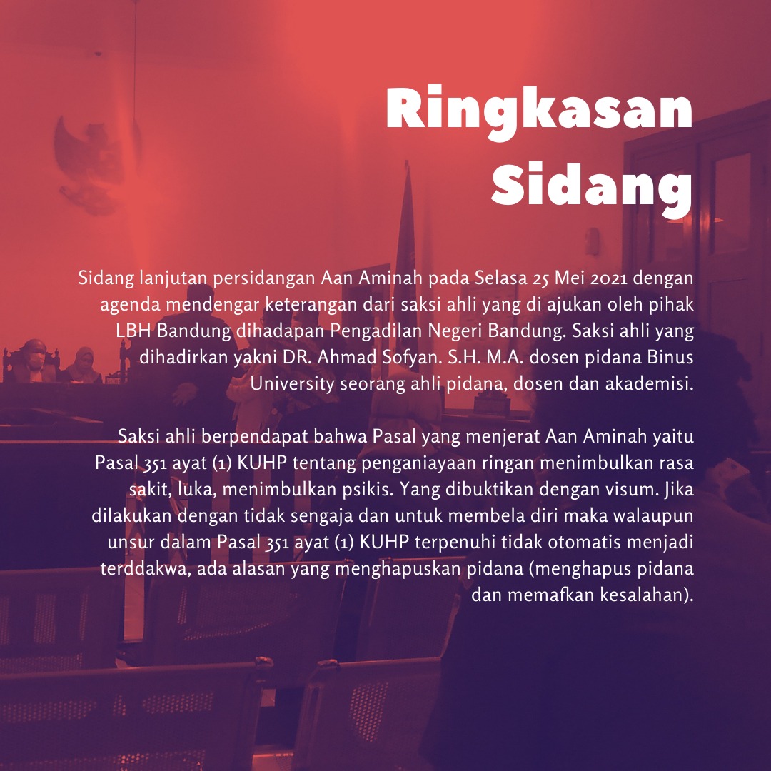 LBHBandung's tweet photo. LBH Bandung menghadirkan saksi ahli pidana yakni Ahmad Sofyan, dosen/akademisi hukum pidana dalam lanjutan pemeriksaan saksi ahli https://t.co/4QbN7AtR28