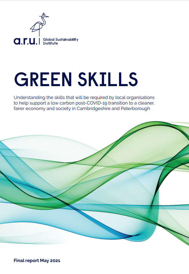 Cover of Green Skills final report May 2021