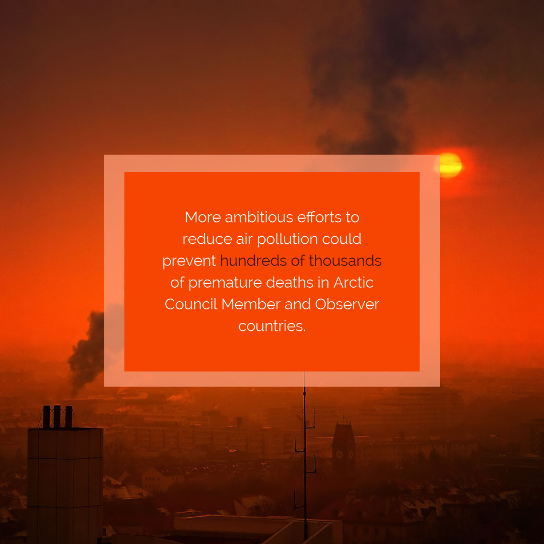 AMAP_Arctic's tweet image. 1/8 The #ArcticMinisterial2021 recognizes "that deposition of black carbon in the Arctic accelerates melting of snow and ice, intensifying the adverse effects of climate change, and that future,...