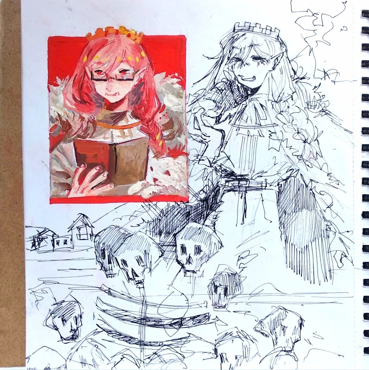 some pages from my sketchbook
#dreamsmpfanart 
