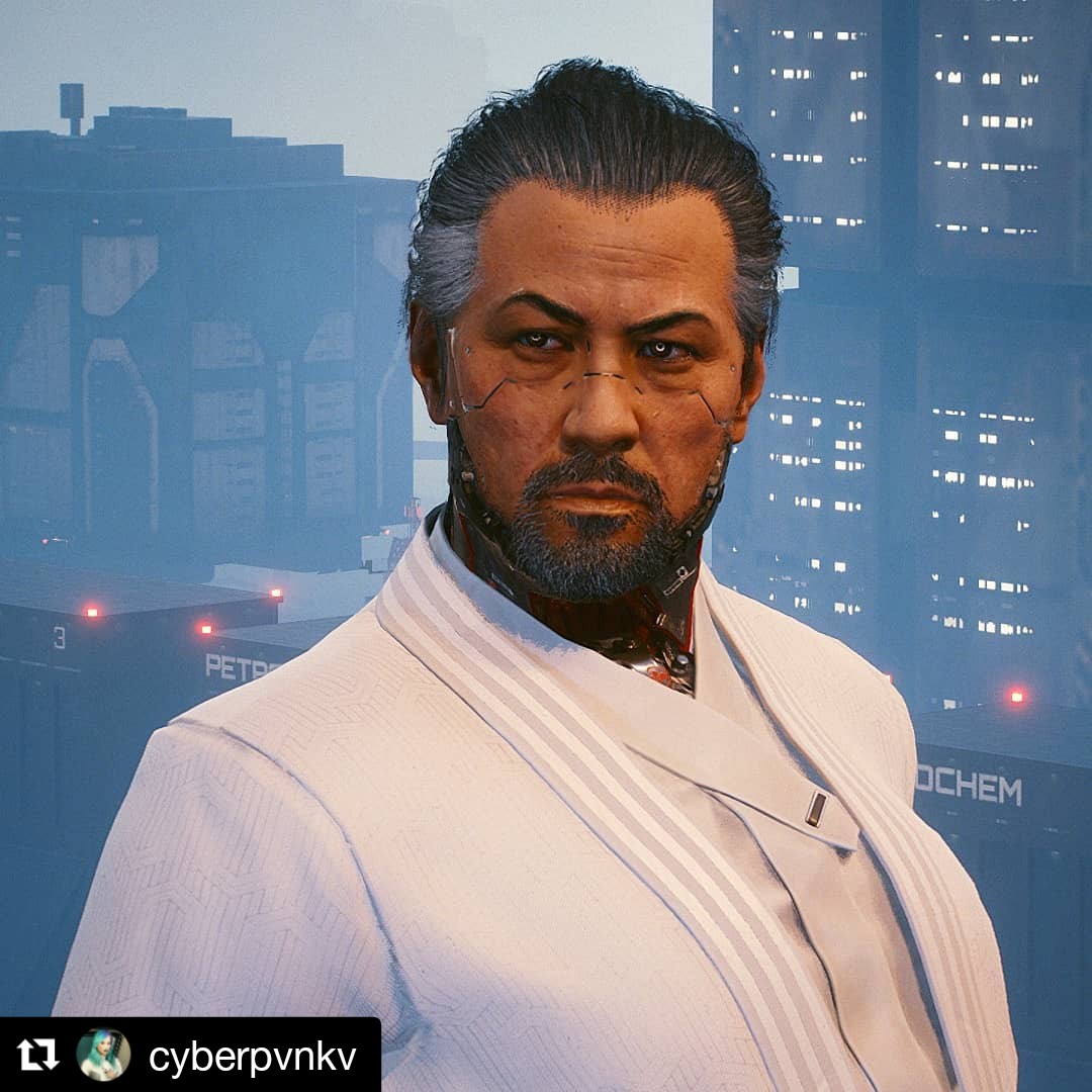 Cyberpunk 2077

""GORO TAKEMURA"" 
Voiced by rome KAnDA 

Follow me @romekanda

Special thanks to @cyberpvnkv

>>>>>

#Repost @cyberpvnkv (<a href="/get_repost/">Repost</a>)
・・・
#TakemuraTuesday 💖
•
•
#cyberpunk #cyberpunkfashion #cyberpunks