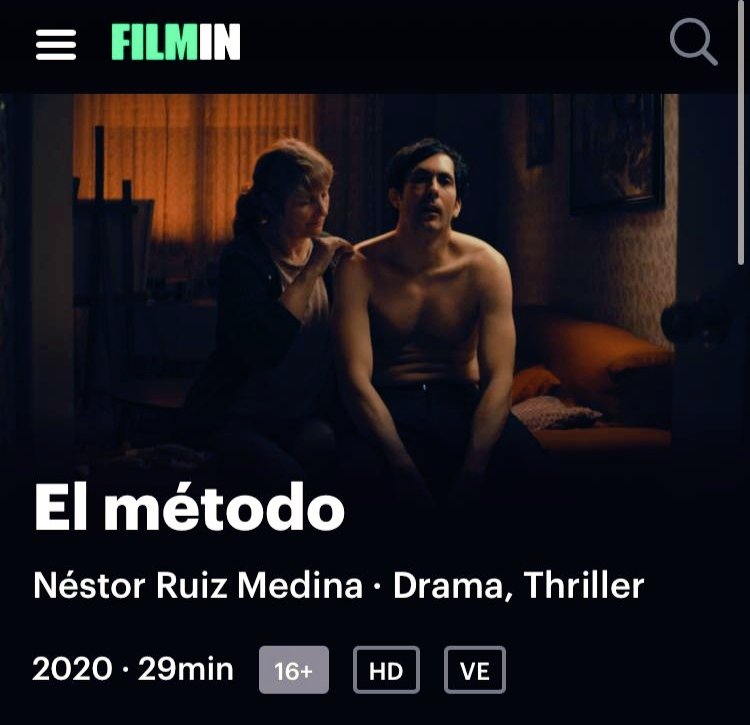 YA esTà #ELMÈTODO #shortfilm en <a href="/Filmin/">Filmin</a> 
Dirigido por el oTro "mono con pisTolas" #NèsTorRuizMeDina (Grandìsimo) 
Producido x ambos
Coescrito por ambos junto a oTro GranDe como es @JM_deVega 
ProTagonizaDo por este que suscribe y con Equipazo tremendo. Otra avenTura con <a href="/NFAURA/">NATALIA FAURA</a>