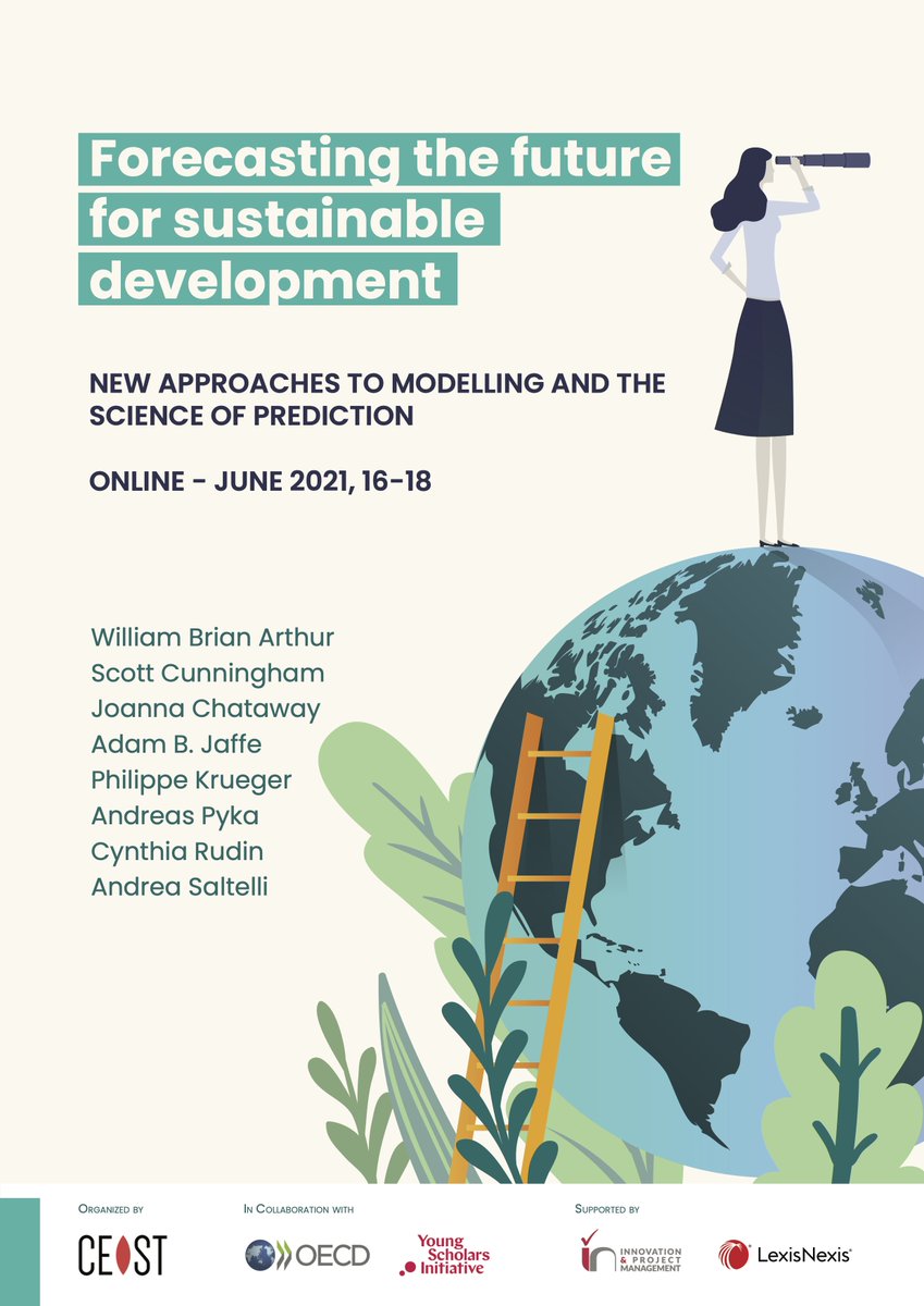 CEST_Official's tweet photo. We are grateful to @oecd_naec for partnering up with us for the event "Forecasting the future for #SustainableDevelopment".
The workshop will take place online, on June 16-18.
Find out more here: https://t.co/H9JwnNaH8u
#INETxOECD #Forecasting4Sustainability #CESTEvents https://t.co/tyqo5xlBQt