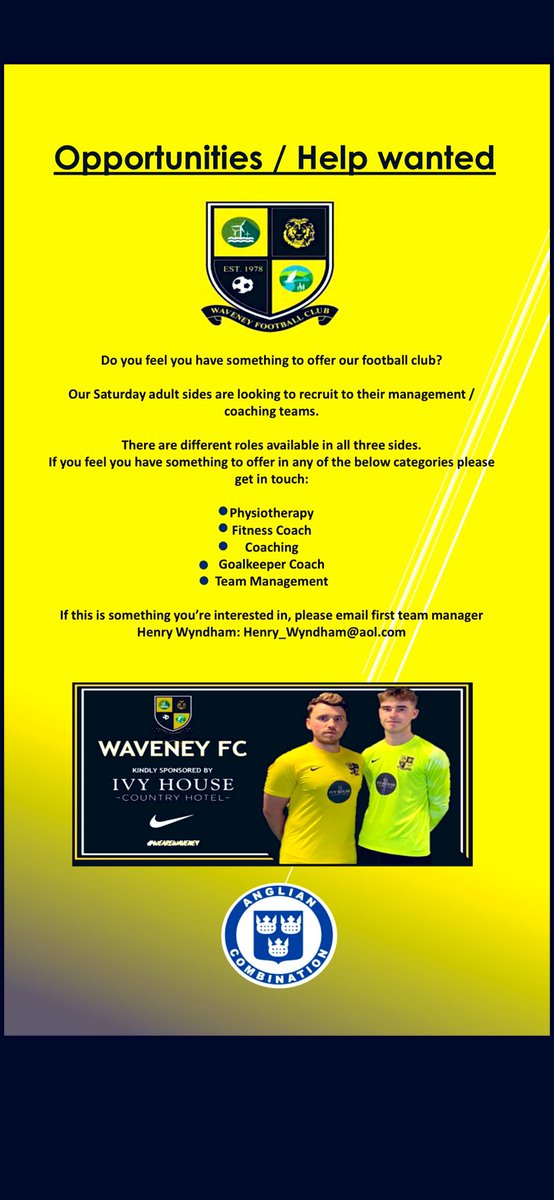 Waveney FC tweet media
