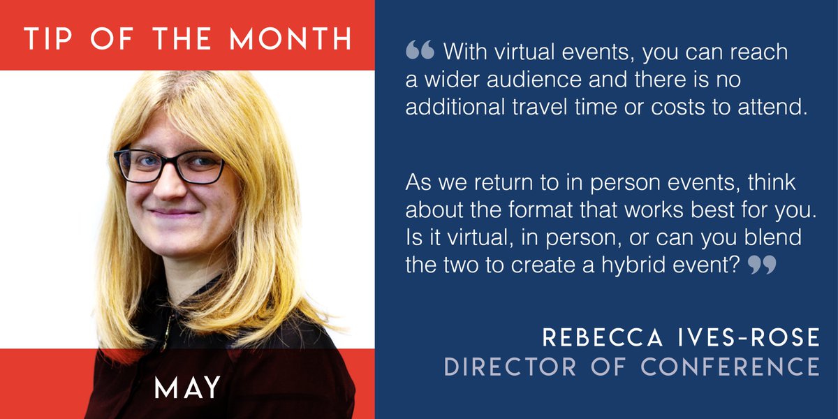 FreshwaterUK's tweet photo. Could the move to hybrid be the future for small and large scale events?

Director of conference at @thewaterfrontuk, Rebecca Ives-Rose, provides some food for thought in May’s Tip of the Month. https://t.co/7QWXz1hLMY