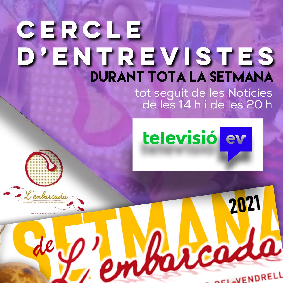 LEmbarcadaACP's tweet photo. Moooltbondiaaaaaa Embarcades i Embarcats…. Avui és dimecres, 3r dia de la nostra Setmana, la Setmana de l’Embarcada!

GAUDIU-LA! Aquesta Setmana és la nostra!

@elvdefesta @culturaelvendrell @elvendrell_cat @bibliovendrell @rtvelvendrell @gitanesdelvendrell #setmanadelembarcada https://t.co/fSM3gDUiCi