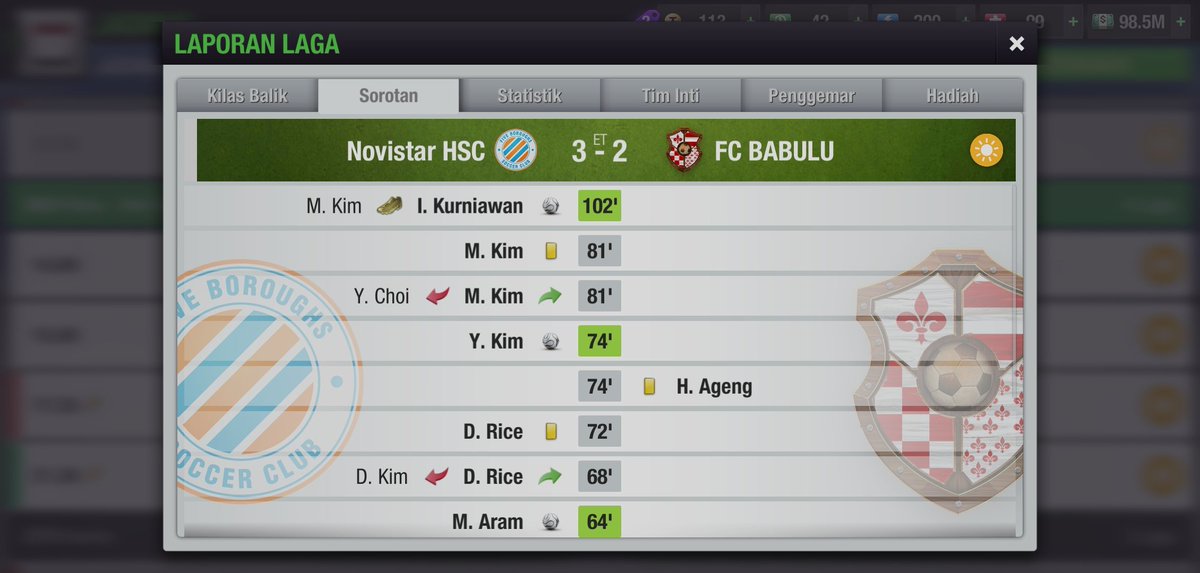 fcbabulu's tweet photo. #INC3 (Leg1) 
FT: @NovistarHSC 3-2 Fc Babulu
Ms. Puff🗣️: "Hasil yg kurang maksimal kita harus bangkit di kandang"
@INC_LTEI @LigaTopEleven https://t.co/ouIoO5ld1R