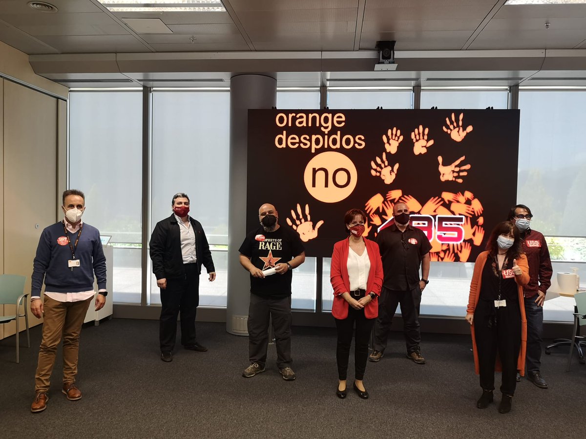 UGTORANGE's tweet photo. Ayer 25M las secciones sindicales de @UGTORANGE @OrangeUso @CCOO_Orange celebramos una Asamblea telemática para toda la plantilla en contra del #EreOrange #ORANGEDESPIDOSNO y exigimos su retirada. Más de 1000 personas se conectaron y centenares no pudieron. Os enviaremos el vídeo https://t.co/amplNeemCv