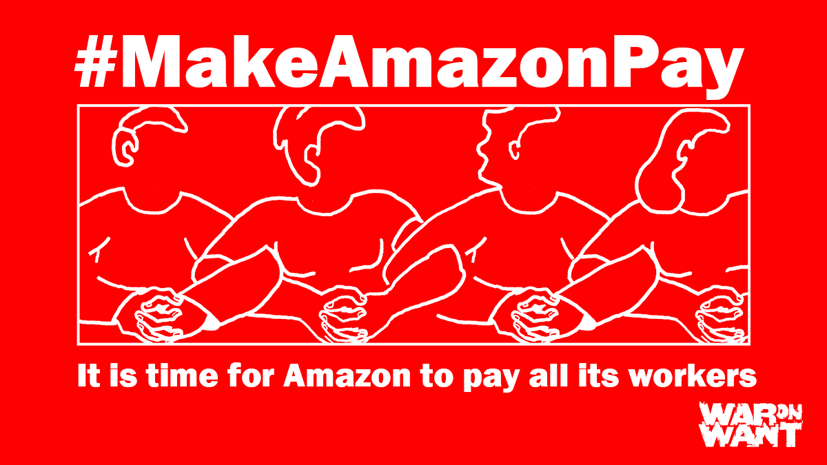 RodCox2003's tweet photo. What the Dickens? Back to Oliver Twist conditions! Workers from across Amazon's supply chain who are telling Jeff Bezos: pay your workers the respect &amp; wages they deserve. @ChrisM4Chester https://t.co/UnyUiQMSok #PayYOURWorkers #MakeAmazonPay  via @WarOnWant