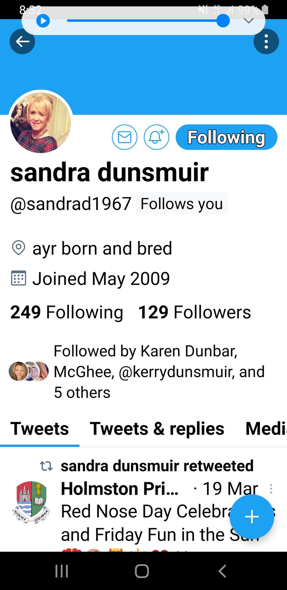  any chance martin you can wish happy birthday to my wife today bhoy ... 