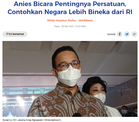 "Banyak bangsa lebih bineka dari +62, tapi yang bedakan &amp; kita harus bangga adalah persatuan +62" <a href="/aniesbaswedan/">Anies Rasyid Baswedan</a>
.
Warga Papua &amp; Poso dibantai Teroris
tapi
PAMER perhatian penuh ke Palestina
so
BANGGA PERSATUAN +62 YANG BAGAIMANA MAKSUD KAU 4nies B_edan?

DASAR MANIAC MUNAFIK🤮👊