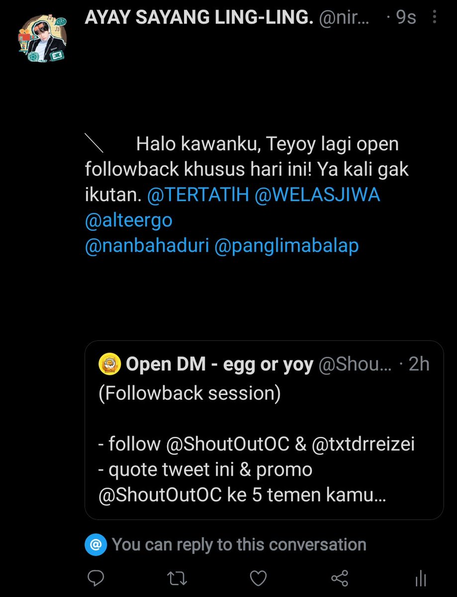 nirbahana's tweet photo. @ShoutOutOC @txtdrreizei ️️ ️️
️️ ️️
️️ ️️
️️ ️️
╲       Sudah semua ya! Terima kasih!
️️ ️️
️️ ️️
️️ ️️
️️ ️️ https://t.co/CWlHfBBwER