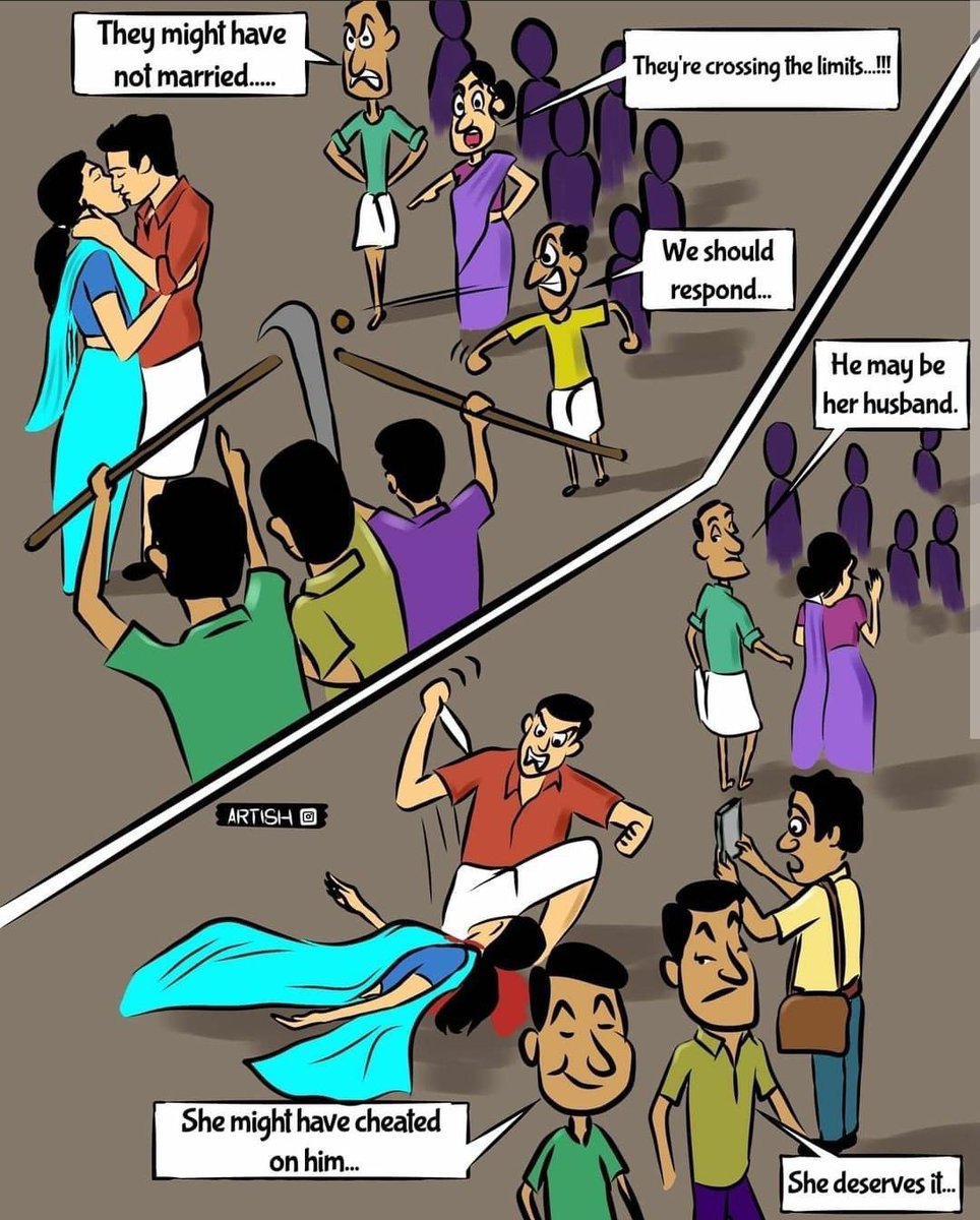 realtor_foru's tweet image. This sums up all  #airbluekissing 
We are living in a society where public affection is a crime 
 Abusing insulting catcalling to rape anyone is all normal 
 Why Cz pathetic sick mindset