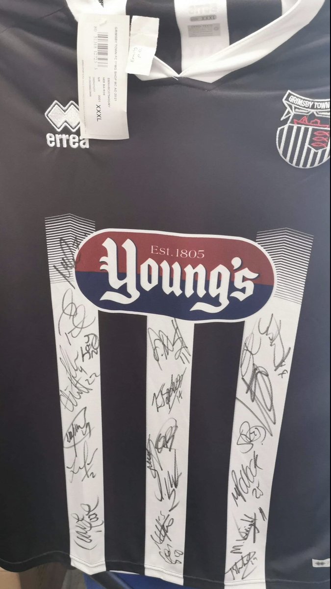 ion_xd's tweet photo. SIGNED Grimsby Town Shirt highest bid sought for Charity.  3 Nurses Emily, Abby &amp; Emma are raising money for Dementia &amp; Learning Disability friendly wards in Grimsby!  Interested? Please get in touch.  MARINERS fans please RT @officialgtfc #gtfc @jstockwood #healthtreefoundation https://t.co/TBHUUvZ4FD