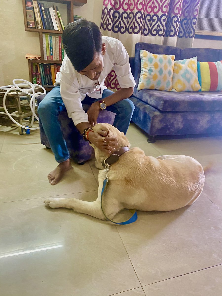 siddhinath's tweet photo. #Oscar के साथ 😊🎶🦾 https://t.co/IDGLp0bgfk