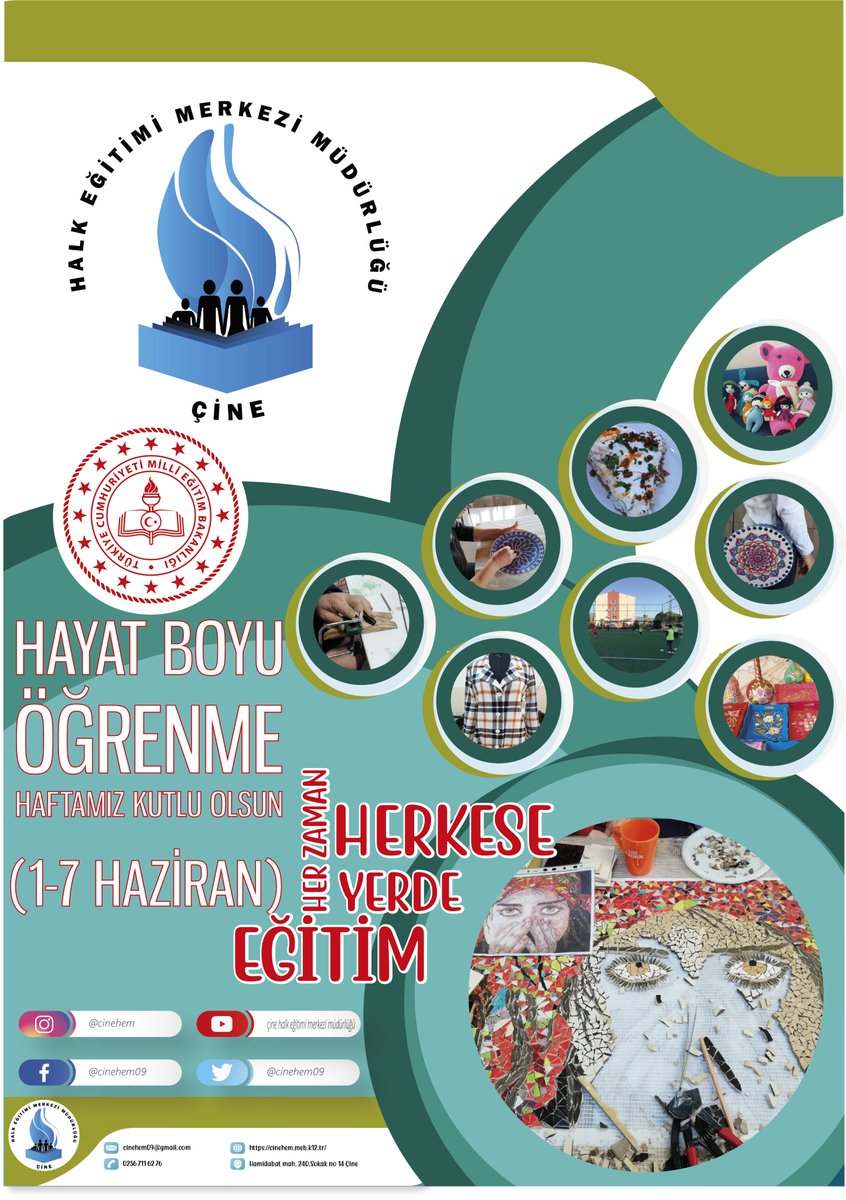 #HayatBoyuÖğrenme #cinehem #herzaman #heryerde #herkeseeğitim